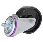Dolly Replacement Part, Caster Wheel, 4", Violet Ring, 2nd Gen