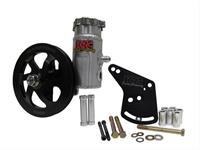 Power Steering Pump, Elite Series, High-Volume, Aluminum, Press-Fit, V-Belt Pulley