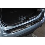 Black Stainless Steel Rear bumper protector suitable for Nissan X-Trail III 2014-2017 7-Persons 'Ribs'