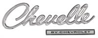Emblem, Header Panel, Chevelle by Chevrolet (2 piece)