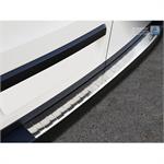 RVS Chroom Achterbumperprotector passend voor Volkswagen Crafter & MAN TGE 2017- 'Ribs'