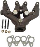 Exhaust Manifold, Cast Iron, Hardware, Gaskets, Ford, Mercury, 2.3L, Each