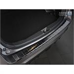 Black Stainless Steel Rear bumper protector suitable for Mitsubishi ASX 2017-2019 'Ribs'