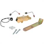 Brake Proportioning Valve, Brass, Natural, for Disc/Drum Setup, Mounts To Driver Side, GM-style, Each