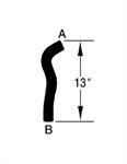 Curved Radiator Hose