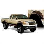 Fender Flares, Cut-Out, Front, Black, Dura-Flex Thermoplastic, Ford, Pickup, Pair
