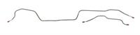 Brake Lines, Stainless Steel, Natural, Chevy, Pontiac, Set