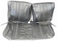 Complete Upholstery Set With Front Bench Seats (Black)