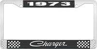 nummerplåtshållare 1973 charger - svart