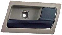 interior door handle - front right - black lever+stone housing (stone)