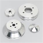 Pulley Kit, Billet aluminum, V-belt