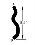 Curved Radiator Hose