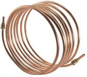 Fuel Line - Tank To Engine - Copper Line With Fittings - 14' Long - 1/4 OD - 1/2 Nut - Ford