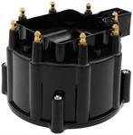 Distributor Cap, HEI Style, Black, Chevy V8, Each