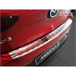 Stainless Steel Rear bumper protector suitable for Mazda 3 HB 5-doors 2019- 'Ribs'