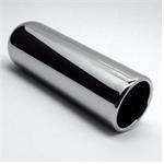 Exhaust Tip, Chrome, 2" In, 3" Out