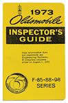 Book, "Line Inspector Guide", 1973 Oldsmobile