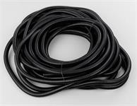 Convoluted Tubing, Plastic, Black, 1/2 in. Diameter, 50 ft. Long, Each