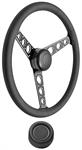 Steering Wheel Kit, 1969-89 GM, Autocross II, Leather, Plain Hi-Rise