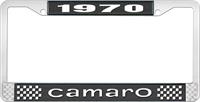 1970 CAMARO LICENSE PLATE FRAME STYLE 1 BLACK