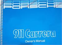Driver's Owners Manual for 1985 911