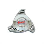 Air Filter Assembly Wing Nut, Steel, Chrome, Summit Logo, 1/4-20 in. Thread, Each