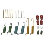 brake hardware kit, drum brakes, rear