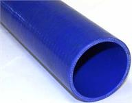 Siliconehose Straight 76mm Blue / 1m