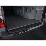 Zwart RVS Achterbumperprotector passend voor Mercedes Sprinter III 2018- 'Ribs'