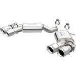 Exhaust System, Competition, Dual, Split Rear Exit, Rear Axle-Back, Stainless Steel, Chevrolet, 6.2L