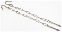 tailgate chains, stainless steel