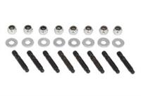 Bullet Nose Studs, Valve Cover, Steel, Black Oxide/Zinc Plated, Studs, Washers, Nylon Lock Nuts