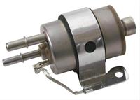 Fuel Pressure Regulator, LS, Inline, Steel, Natural, 5 micron Filter, Chevy, 5.7L LS, Each