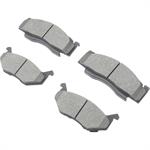 1976-80 Dodge, Plymouth A-Body	 Brake Pad Set	 Front	 LH and RH	 For Single Piston Caliper