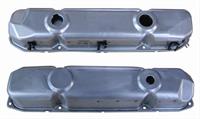 Valve Covers, Perimeter Bolt Mounting, Stock Height, Steel, Natural, Chrysler, Dodge, Plymouth, 383, 440