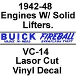 1942-48 "Blue" Valve Cover Decal