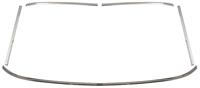 1964-68 Mustang/Coupe Windshield Molding Set For Coupe And Fastback