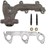 Exhaust Manifold, Cast Iron, Natural, Ford, Mercury, 3.0L, Front Exit, Each