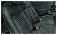 Standard & Deluxe Full Upholstery Set With Fixed Rear Seat, Black