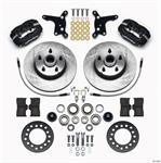 Disc Brakes, Dynalite 1-Piece Rotor, Front, Solid Surface, 4-piston, Black, Ford