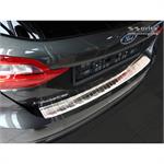 Stainless Steel Rear bumper protector suitable for Ford Fiësta MK8 2017- 'Ribs'