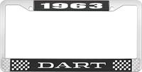 nummerplåtshållare 1963 dart - svart