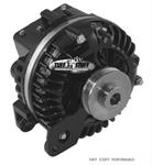 alternator / generator, 100A, 12 volt, Black powdercoated