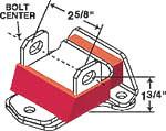 Engine Mount Red ( Chromed )