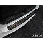 Black Stainless Steel Rear bumper protector suitable for Mercedes GLS (X167) 2019- 'Ribs'