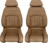 upholstery with split rear seat, Saddle
