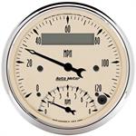 Speedometer with Tachometer 86mm Antique Beige Electronic