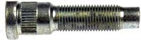 1/2-20 Serrated Wheel Stud With Clip Head - .610 In. Knurl, 2.097 In. Length