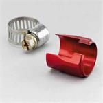 Hose Clamp, Tube Seal, Stainless Steel/Aluminum, Natural/Red Anodized, .313 in. Maximum Diameter