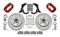 disc brake kit, front, red